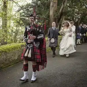 Bagpiper for wedding
